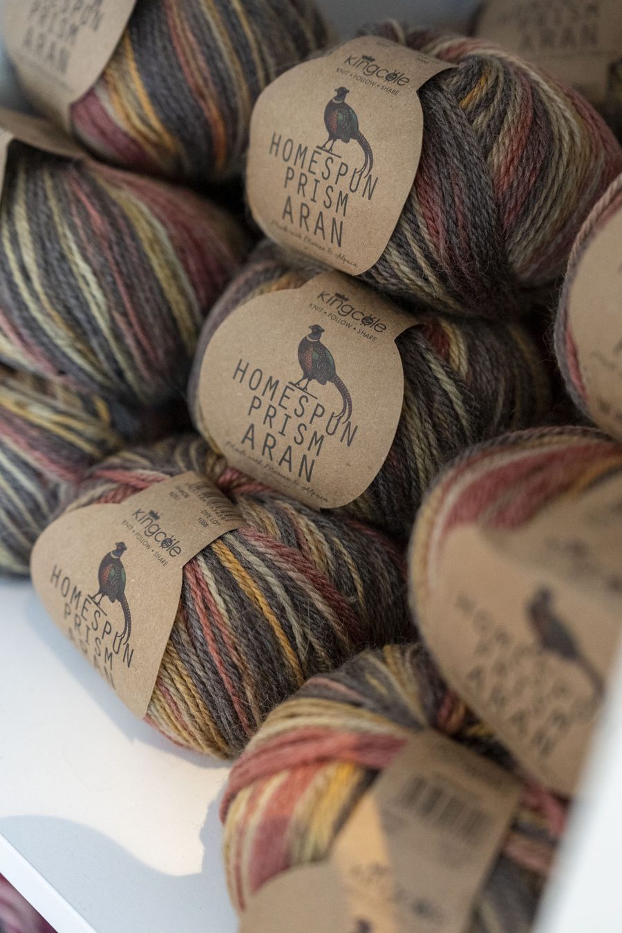King Cole Homespun Prism Aran Garn